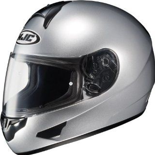 HJC CL 16 Chrome Silver Full Face Motorcycle Helmet Size Small Automotive