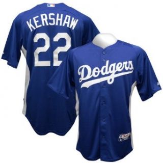 Los Angeles Dodgers Clayton Kershaw Royal Authentic Batting Practice Jersey (Medium) Clothing