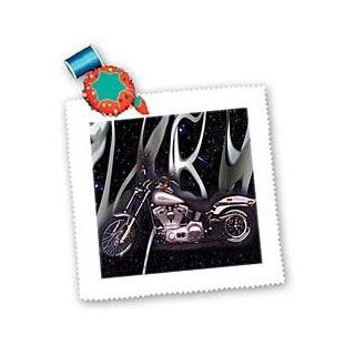 3dRose qs_ 145_1 Quilt Square Picturing Harley Davidson Number 174 Motorcycle: