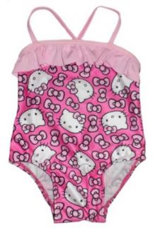 Hello Kitty Baby Girl's One piece Printed Swimsuit (24 Months): Clothing
