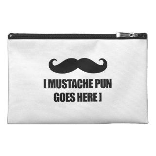 Mustache Pun Travel Accessories Bag