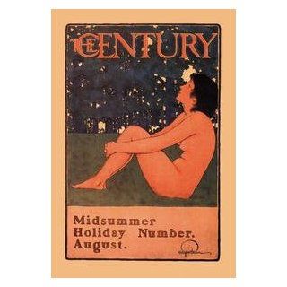 Paper poster printed on 12" x 18" stock. Century: Midsummer Holiday Number, August  