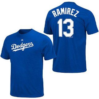 Hanley Ramirez Los Angeles Dodgers Majestic Player Name and Number T Shirt : Hanley Ramirez : Sports & Outdoors