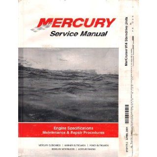 Mercruiser Service Manual Number 14 Stern Drive Units Alpha One Generation II: brunswick corporation: Books