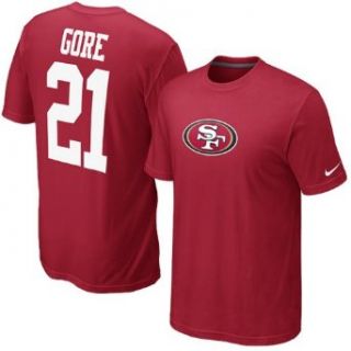 Nike Men's NFL San Francisco 49ers (Frank Gore) Name And Number Shirt Size Large: Clothing