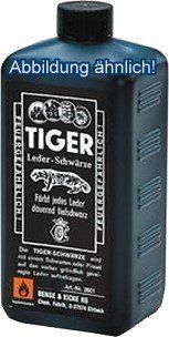 B&E Tiger Lederfarbe schwarz 1000 ml: Küche & Haushalt