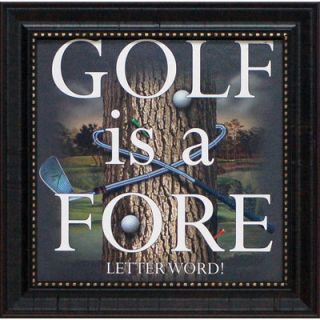 Artistic Reflections Golf is a Fore Framed Art