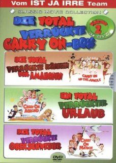Carry On   Die Total verrckte Carry On Box Vol.02 3 DVDs Sid James, Charles Hawtrey, Kenneth Williams, Kenneth Connor, Joan Sims, Bernard Bresslaw, Peter Butterworth, Eric Rogers, Gerald Thomas, Alan Hume, Talbot Rothwell, Peter Rogers, Alfred Roome, Ern