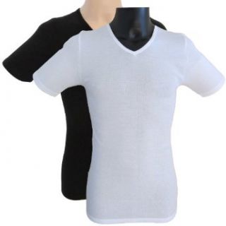 HERMKO 4880 Herren kurzarm Shirt mit V Ausschnitt, 1/4 Arm Unterhemd aus 100% supergekmmte Baumwolle aus Europa, zertifiziert nach ko Tex Standard 100, schadstoffgeprfte Qualitt direkt vom deutschen Hersteller: Bekleidung