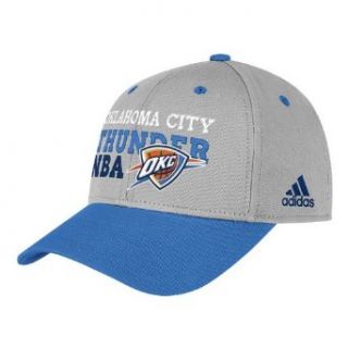 Adidas Oklahoma City Thunder Structured ADJ Grey/Blue Hat Clothing