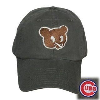 CHICAGO CUBS CAP HAT VINTAGE BEAR LOGO OLIVE MOSS ADJ : Sports Fan Baseball Caps : Sports & Outdoors