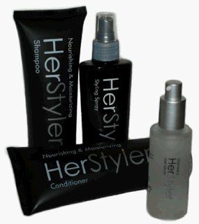 HerStyler 4 Piece Hair Care Set Shampoo Conditioner Hair Spray Serum  Shampoo And Conditioner Sets  Beauty
