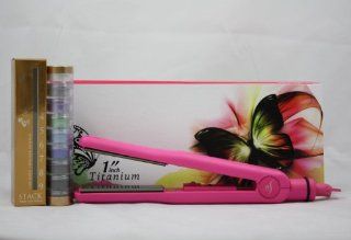 Herstyler Titanium Pink + Amore Mio 9 Stack Shimmer Powder : Flattening Irons : Beauty