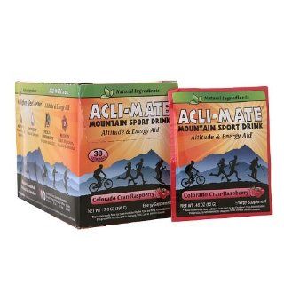 Acli Mate Mountain Sport Drink Altitude & Energy Aid Packets, Cran Raspberry 30 ea: Health & Personal Care
