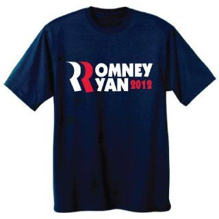 Romney Ryan 2012 Navy T Shirt   Size Lrg. 