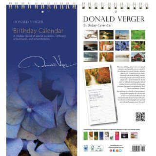 Donald Verger Hydrangea Birthday and Anniversary Perpetual Wall Desk Fine Art Books and Calendars   Unique and Great Nature Gifts and Stocking Stuffers for Christmas, Xmas & Holidays for Him, Her, Women, Men, Husband and Wife  Updated 2014 : Birthday R