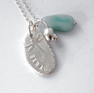 personalised silver dragonfly necklace by cathy newell price jewellery