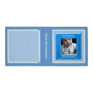 Blue Photo Frame Baby Boy Photo Album Binder