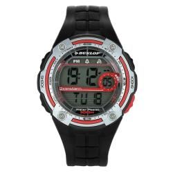 Dunlop Men's Black Digital Chronograph Casual Watch Dunlop Men's More Brands Watches