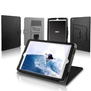 Anker Multi functional Case for iPad Mini / iPad mini 2 / New iPad mini   Synthetic Leather Folio Case with Elastic Hand Strap, Convenient Cardholders, Dual Angle Stands, Auto Sleep / Wake Smart Cover: Computers & Accessories