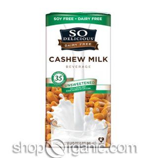 So Delicious Cashew Milk Beverage Unsweetened Vanilla    32 fl oz Health & Personal Care