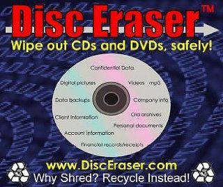 New Compact Media Eraser for CD, CD R, DVDR +R  R DL, RW Spindle. 100% Safe, No Shredding, No Waste! Easy to use. TOP 30 INVENTION on ABC's AMERICAN INVENTOR, available NOW!!!: Electronics