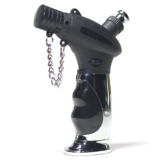 S52 Black Table Top 45 Degree Angle Refillable Butane Torch Lighter   3 3/4 Inch: Everything Else