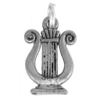 Silver Alpha Chi Omega Lyre Charm : Other Products : Everything Else