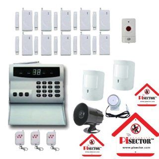 PiSector Wireless Home Security Alarm System Pet Immune DIY Kit with Auto Dial S02: Camera & Photo