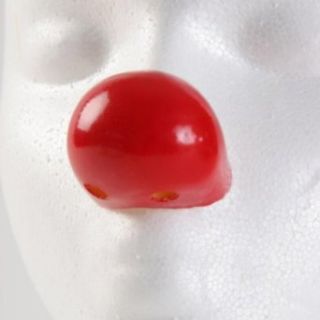 ProKnows Clown Noses   Style O   Gloss Red: Costume Accessories: Clothing