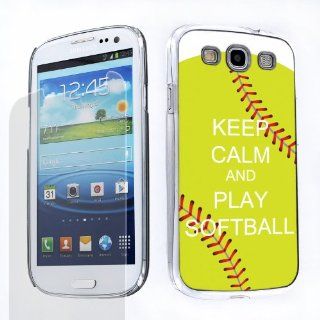Duo Package: Hard Cover Case (Keep Calm/SoftBall) + One Tough Shield Clear Screen Protector for Samsung Galaxy S III S3: Cell Phones & Accessories