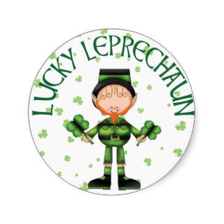 Lucky Leprechaun Stickers