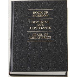 LDS Triple Combination   Book of Mormon, Doctrine and Covenants, Pearl of Great Price (BLACK COVER): The Church of Jesus Christ of Latter day Saints: Books