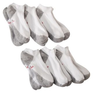 Hanes® Mens 6pk Low Cut Socks   White