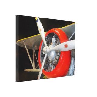 Grumman F3F 2 Biplane Gallery Wrapped Canvas