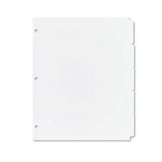 Write On Plain Tab Dividers, 5 Tab, Letter, White, 36 Sets/Box by AVERY DENNISON (Catalog Category: Binders & Binding Supplies / Indexes / Dividers) : Office Products
