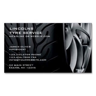 Tires Auto Repair Business Card