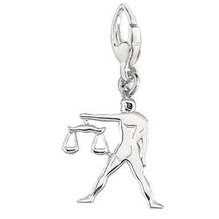 Sterling Silver Libra Golden Scales Charm Silver Charms