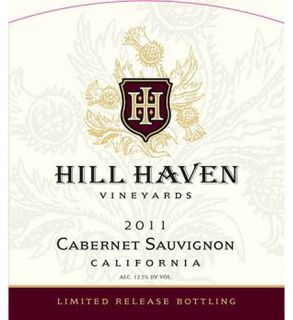 2011 Hill Haven Vineyards California Cabernet Sauvignon: Wine