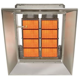 SunStar Heating Products Infrared Ceramic Heater — NG, 80,000 BTU, Model# SG8-N  Natural Gas Garage Heaters