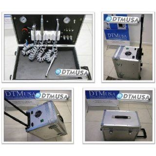 Dental Portable Unit Metal Case Mobile Delivery 110V M4 4 Holes: Industrial & Scientific