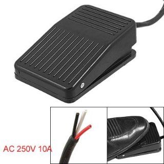 Amico AC 250V 10A SPDT NO NC Momentary Plastic Power Foot Pedal Switch for CNC Industrial: Home Improvement