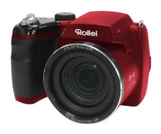 Rollei Powerflex Digitalkamera 210 HD 3 Zoll rot: Kamera & Foto