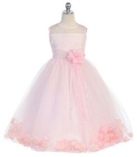 Joy Kids 2925 Blumenmdchenkleid rosa Gre 110/116: Bekleidung