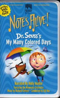 Notes Alive Dr. Seuss's My Many Colored Days [VHS] Dr. Seuss Movies & TV