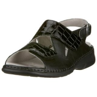 Waldlufer Gundi 269030 225 001, Damen Sandalen, schwarz, (schwarz 1), EU 35 (UK 21/2): Schuhe & Handtaschen