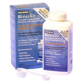 SinuAir Formulated Saline Powder   300 Gram Jar