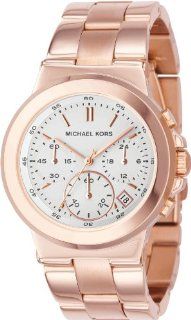 Michael Kors Damen Armbanduhr Chronograph Quarz Edelstahl beschichtet MK5223: Michael Kors: Uhren