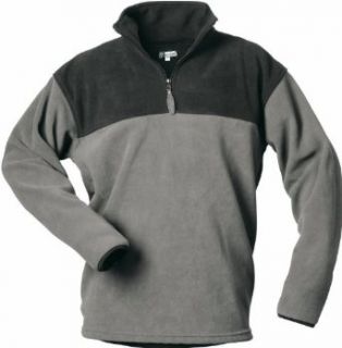 CRAFTLAND Fleece Shirt MERLIN   grau/schwarz abgesetz: Bekleidung