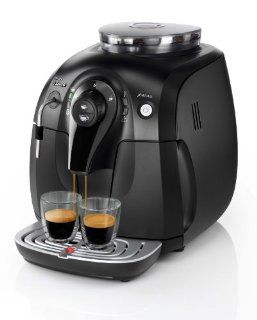Saeco HD8743/11 Kaffee Vollautomat Xsmall (1 l, 15 bar, Dampfdse) schwarz: Küche & Haushalt